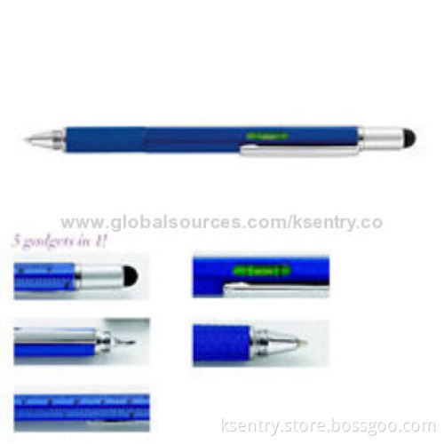 2014 newest tech tool 6-in-1 stylus pen with screwdrivers and ballpoint pen